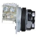 Schneider Electric Harmony 9001K Series Push Button Switch, Spring Return, 30 mm Cutout, 1 CO, Red LED, IP66 9001KR1RH13