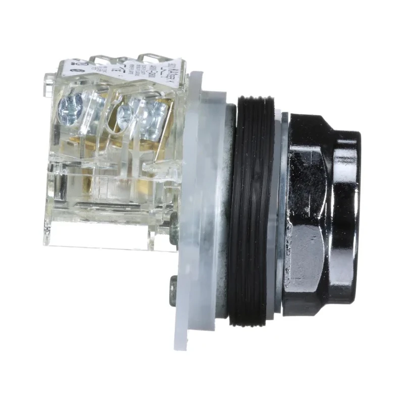 Schneider Electric Harmony 9001K Series Push Button Switch, Spring Return, 30 mm Cutout, 1 CO, Red LED, IP66 9001KR1RH13
