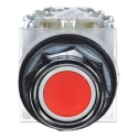 Schneider Electric Harmony 9001K Series Push Button Switch, Spring Return, 30 mm Cutout, 1 CO, Red LED, IP66 9001KR1RH13