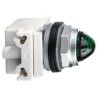 Schneider Electric Panel Mount Green LED Pilot Light, Harmony 9001K Series, 30 mm Cutout, 125/240V AC, IP66, Round 9001KP40G9