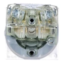 Schneider Electric Harmony 9001K Series Push Button Switch, Spring Return, 30 mm Cutout, 1 CO, Black LED, IP66 9001KR1BH13