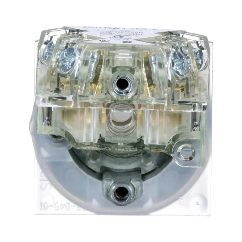 Schneider Electric Harmony 9001K Series Push Button Switch, Spring Return, 30 mm Cutout, 1 CO, Black LED, IP66 9001KR1BH13
