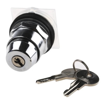 Schneider Electric Harmony 9001K 2-Position Latching Key Switch Head, 30 mm Cutout 9001KS11K1