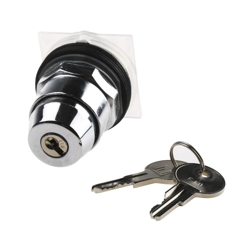 Schneider Electric Harmony 9001K 2-Position Latching Key Switch Head, 30 mm Cutout 9001KS11K1