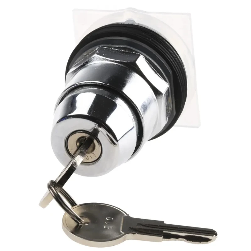 Schneider Electric Harmony 9001K 2-Position Latching Key Switch Head, 30 mm Cutout 9001KS11K1