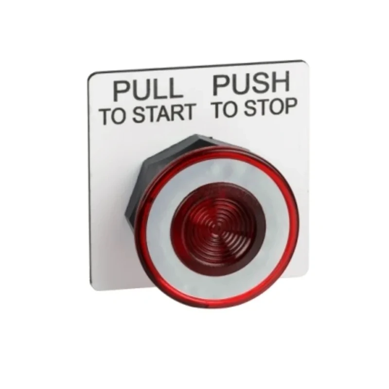 Schneider Electric Harmony 9001SK Series Illuminated Maintained Mushroom Push Button Switch, Panel Mount, 30 mm 9001SKR9R