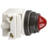 Schneider Electric Panel Mount Red LED Pilot Light Harmony 9001SK 30 mm Cutout IP66 120 V ac/dc 9001SKP38LRR9
