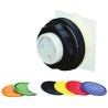 Schneider Electric Harmony 9001SK Series Illuminated Push Button Switch, Spring Return, Panel Mount, 30 mm 9001SKR1UH13