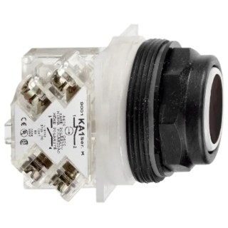 Schneider Electric Harmony 9001SK Series Illuminated Push Button Switch, Spring Return, Panel Mount, 30 mm 9001SKR1BH13