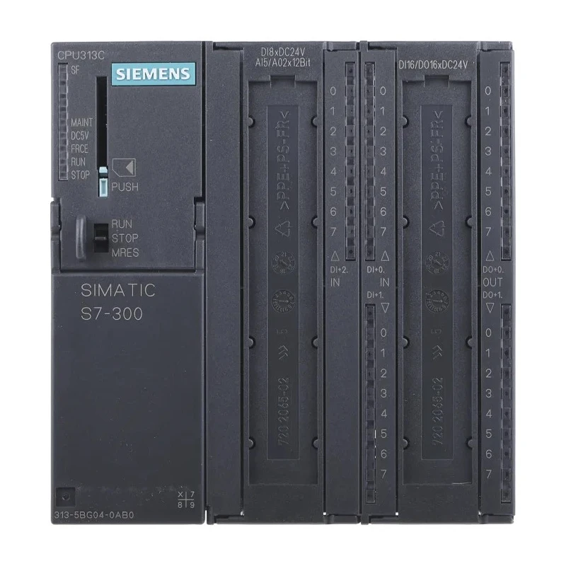 Siemens SIMATIC S7-300 Series PLC CPU 28-Input Analogue Digital Input 18 Outputs Analogue Digital Output 6ES7313-5BG04-0AB0