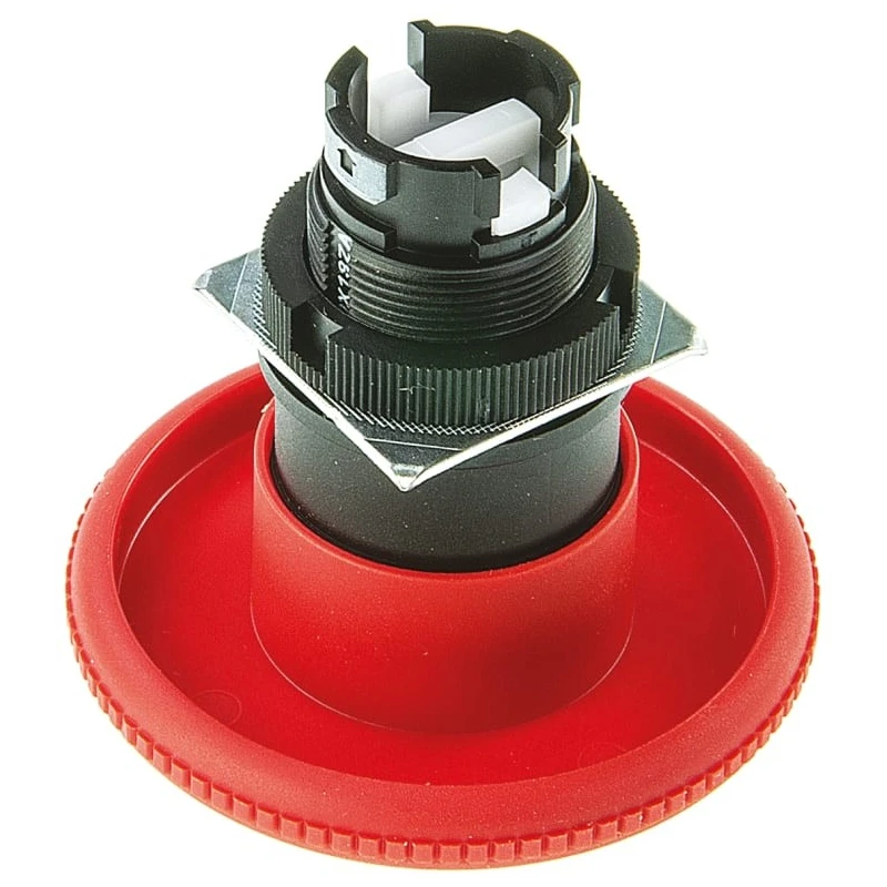 Omron Emergency Stop Push Button Head, Illuminated Red Plastic, IP65, 60 mm Diameter, Turn Reset Actuation A22E-L