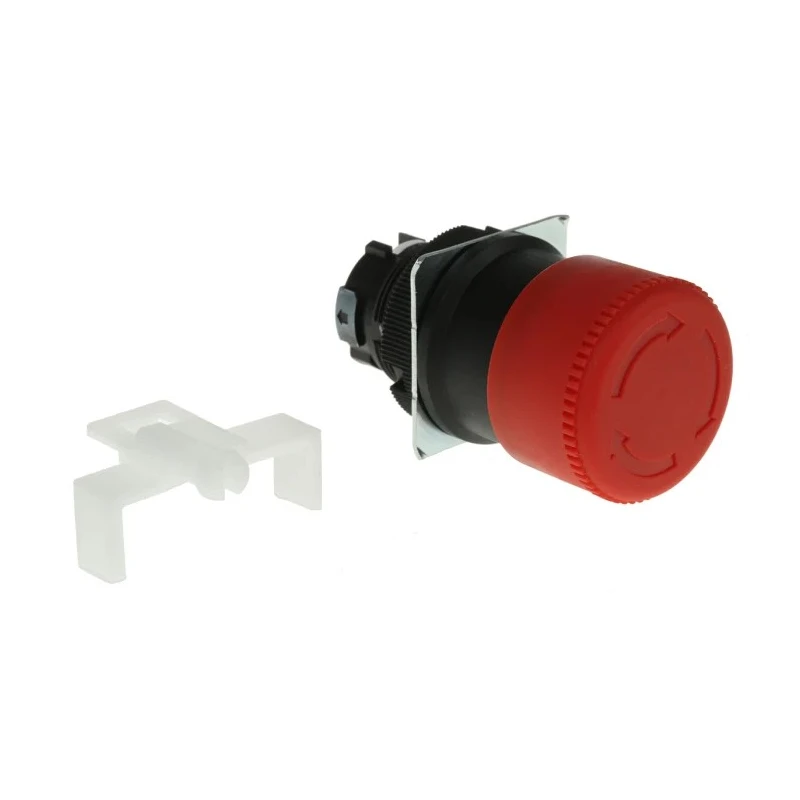Omron Emergency Stop Push Button Head, Twist Release, 30mm Diameter, Plastic, IP65, A22E-S