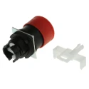 Omron Emergency Stop Push Button Head, Twist Release, 30mm Diameter, Plastic, IP65, A22E-S