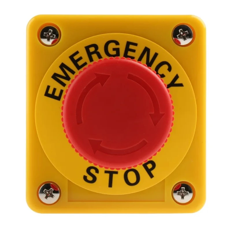 Omron Emergency Stop Push Button Panel Mount SPDT Twist Release Actuation IP65 Red A22E-M-11B