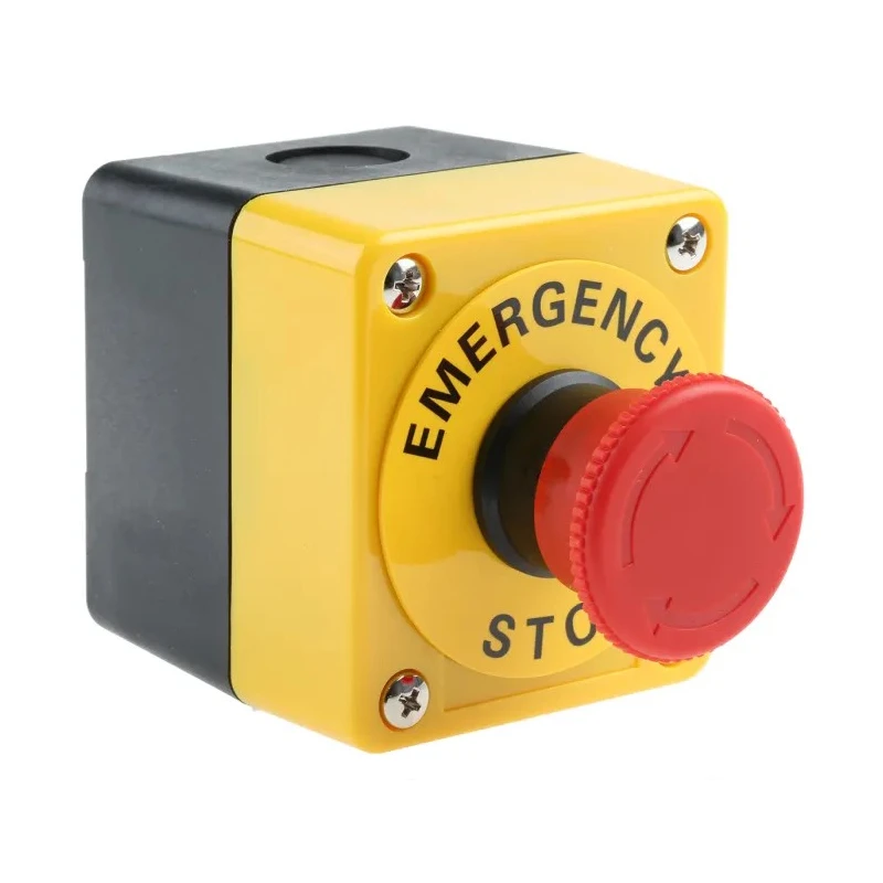 Omron Emergency Stop Push Button Panel Mount SPDT Twist Release Actuation IP65 Red A22E-M-11B