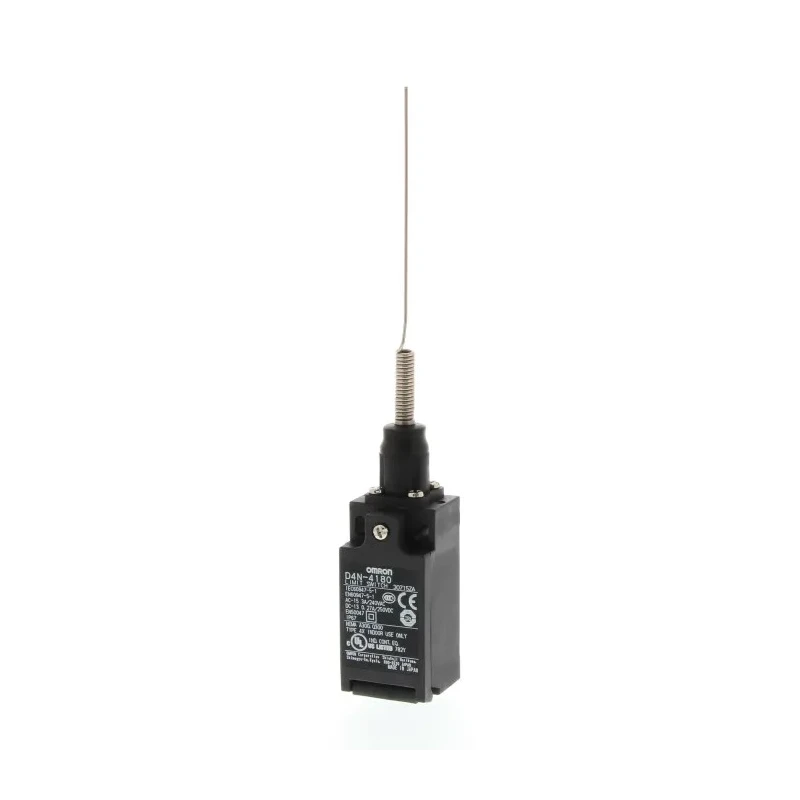 Omron Limit Switch with Cats Whisker Actuator 1 NO/1 NC IP67 Metal Stainless Steel Resin Housing 