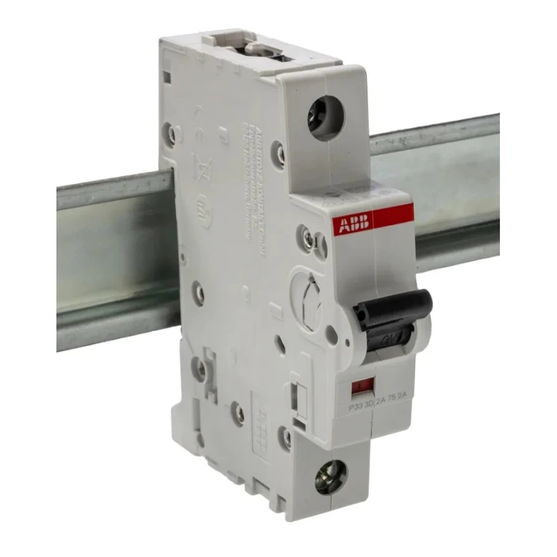 ABB System Pro M Compact S200 Miniature Circuit Breaker, 1-Pole, 25A, Type B, 230V AC, 72V DC, 6kA 2CDS251001R0255 S201-B25