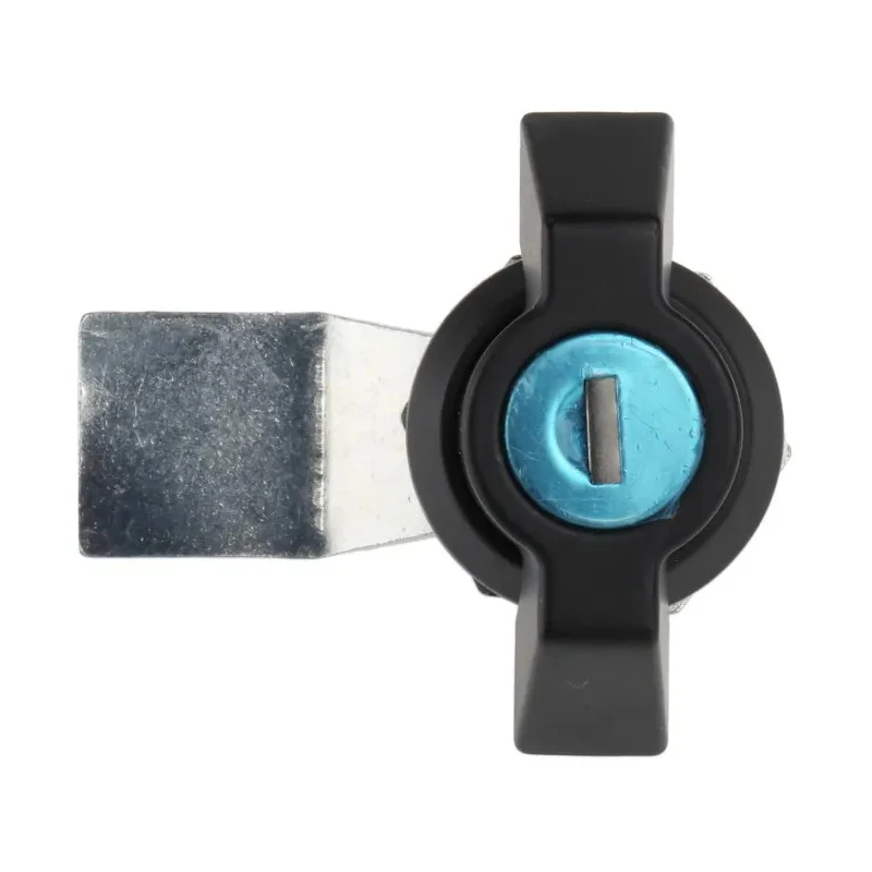 RS PRO Black Metal and Plastic Cylinder Key Locking Handle for Steel Enclosures 746-7380