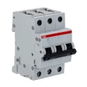 ABB System Pro M Compact S200 Miniature Circuit Breaker, 3-Pole, 10A, Type B, 400V AC, 10 kA 2CDS253001R0105 S203-B10