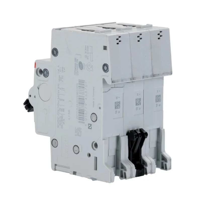 ABB System Pro M Compact S200 Miniature Circuit Breaker, 3-Pole, 10A, Type B, 400V AC, 10 kA 2CDS253001R0105 S203-B10