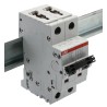 ABB System Pro M Compact S200 Miniature Circuit Breaker, 2-Pole, 3A, Type C, 440V AC, 125V DC, 6 kA 2CDS252001R0034 S202-C3
