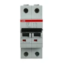ABB Miniature Circuit Breaker 2-Pole 4A Type C 400V AC 6kA Breaking Capacity 2CDS252001R0044 S202-C4