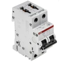 ABB System Pro M Compact S200 Miniature Circuit Breaker, 2-Pole, 16A, Type C, 400V AC, 6 kA 2CDS252001R0164 S202-C16
