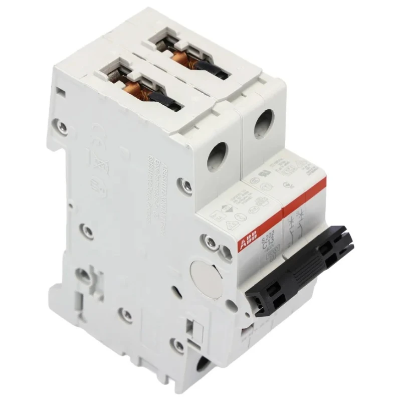 ABB System Pro M Compact S200 Miniature Circuit Breaker, 2-Pole, 13A, Type C, 440V AC, 125V DC, 6 2CDS252001R0134 S202-C13