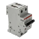 ABB System Pro M Compact S200 Miniature Circuit Breaker, 2-Pole, 4A, Type D, 400V AC, 125V DC, 10kA 2CDS252001R0041 S202-D4