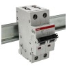 ABB System Pro M Compact S200 Miniature Circuit Breaker 2-Pole 3A Type D 400V AC 125V DC 10kA 2CDS252001R0031 S202-D3