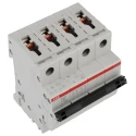 ABB System Pro M Compact S200 Miniature Circuit Breaker, 4-Pole, 6A, Type D Thermal Tripping, 400V 2CDS254001R0061 S204-D6