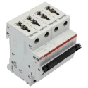 ABB System Pro M Compact S200 Miniature Circuit Breaker, 4-Pole, 20A, Type D, 400V AC, 6 kA 2CDS254001R0201 S204-D20