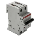 ABB System Pro M Compact S200 Miniature Circuit Breaker, 2-Pole, 6A, Type D, 400V AC, 125V DC, 10 kA 2CDS252001R0061 S202-D6