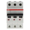 ABB System Pro M Compact S200 Miniature Circuit Breaker 3-Pole 63A Type C 400V AC 12V DC 6kA 2CDS253001R0634 S203-C63