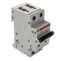 ABB System Pro M Compact S200 Miniature Circuit Breaker, 2-Pole, 2A, Type K, 400V AC, 125V DC, 10kA 2CDS252001R0277 S202-K2
