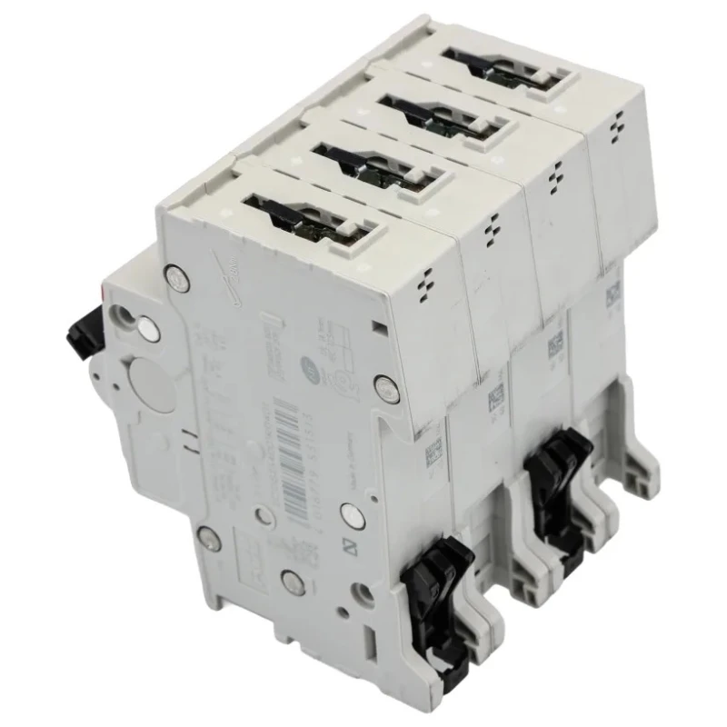ABB System Pro M Compact S200 Miniature Circuit Breaker, 4-Pole, 40A, Type D, 400V AC, 6 kA 2CDS254001R0401 S204-D40