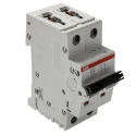 ABB System Pro M Compact S200 Miniature Circuit Breaker, 2-Pole, 1A, Type K, 400V ac AC, 125 V dc 2CDS252001R0217 S202-K1