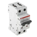 ABB System Pro M Compact S200 Miniature Circuit Breaker 2-Pole 6A Type K 400V AC 125V DC 6 kA 2CDS252001R0377 S202-K6