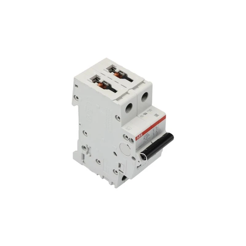 ABB Miniature Circuit Breaker 2-Pole 13A Type K 440V AC 125V DC 6kA Breaking Capacity 2CDS252001R0447 S202-K13
