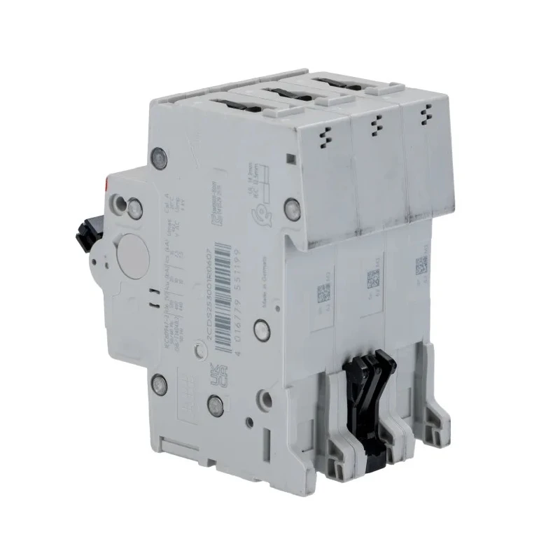 ABB System Pro M Compact S200 Miniature Circuit Breaker, 3-Pole, 63A, Type K, 400V AC, 10 kA 2CDS253001R0607 S203-K63
