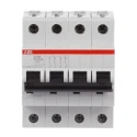 ABB System Pro M Compact S200 Miniature Circuit Breaker 4-Pole 20A Type K 400V AC 6 kA Breaking 2CDS254001R0487 S204-K20