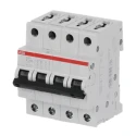 ABB System Pro M Compact S200 Miniature Circuit Breaker 4-Pole 20A Type K 400V AC 6 kA Breaking 2CDS254001R0487 S204-K20