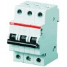 ABB System Pro M Compact S200M Miniature Circuit Breaker, 3-Pole, 3A, Type C Thermal Tripping, 400V 2CDS273001R0034 S203M-C3
