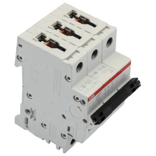 ABB System Pro M Compact Miniature Circuit Breaker 3-Pole 13A Type C 400V AC 12V DC Thermal 2CDS273001R0134 S203M-C13