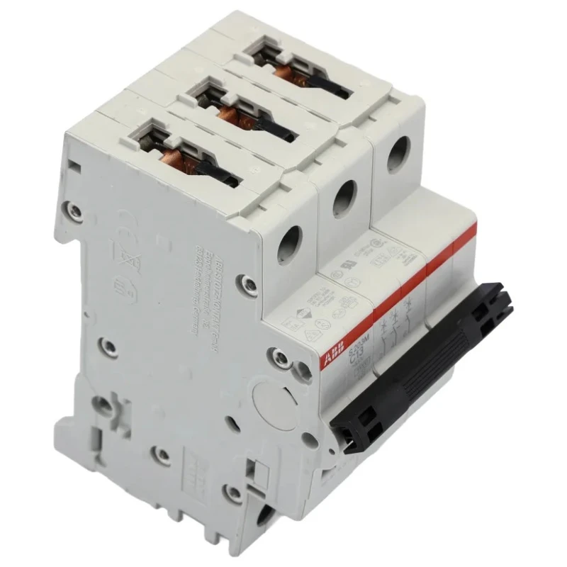 ABB System Pro M Compact Miniature Circuit Breaker 3-Pole 13A Type C 400V AC 12V DC Thermal 2CDS273001R0134 S203M-C13