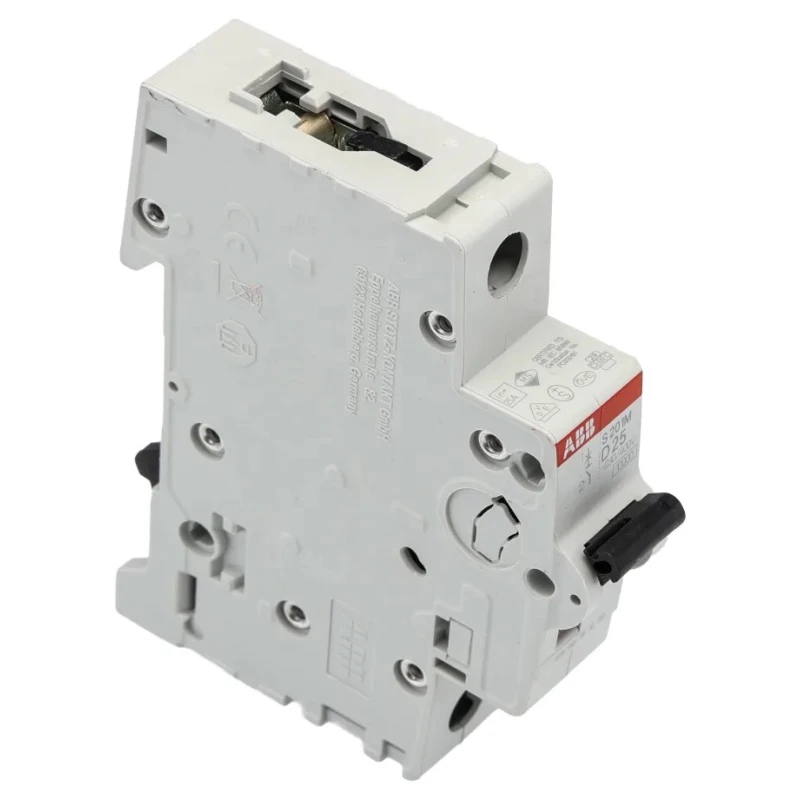 ABB System Pro M Compact S200M Miniature Circuit Breaker, 1-Pole, 25A, Type D, 253V AC, 72V DC 2CDS271001R0251 S201M-D25