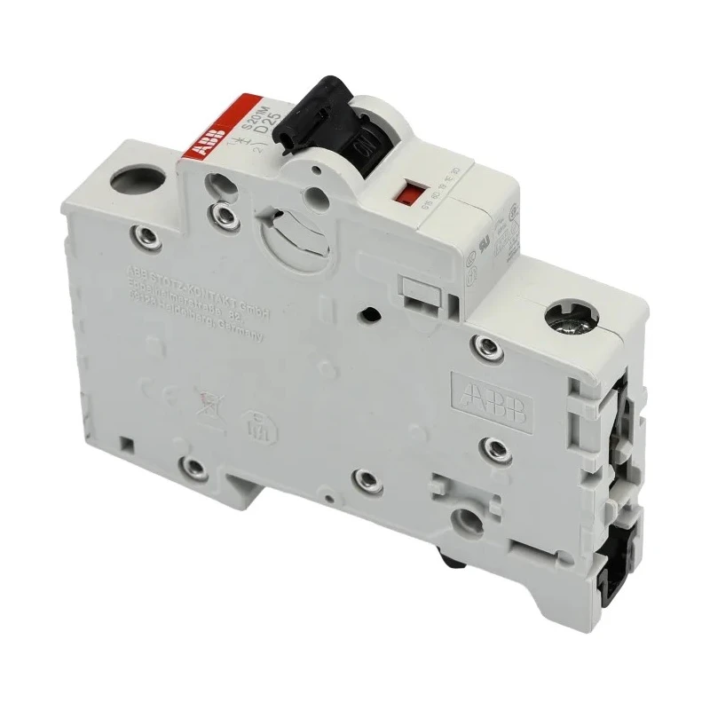 ABB System Pro M Compact S200M Miniature Circuit Breaker, 1-Pole, 25A, Type D, 253V AC, 72V DC 2CDS271001R0251 S201M-D25
