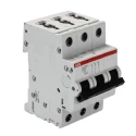 ABB System Pro M Compact S200M Miniature Circuit Breaker, 3-Pole, 63A, Type D, 400V AC, 12V DC 2CDS273001R0631 S203M-D63