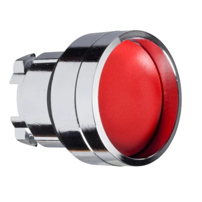 Schneider Electric Harmony XB4 Series Red Spring Return Push Button Head, 22 mm Cutout, IP66 IP67 IP69K ZB4BA46