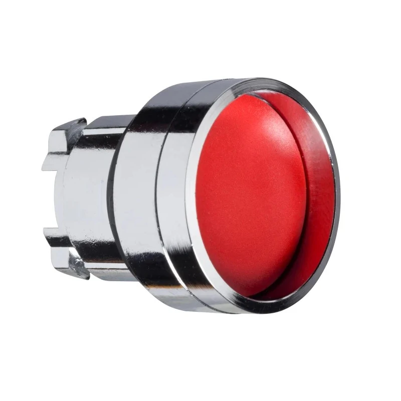 Schneider Electric Harmony XB4 Series Red Spring Return Push Button Head, 22 mm Cutout, IP66 IP67 IP69K ZB4BA46